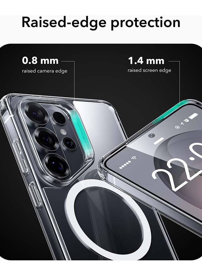 ESR S26 Ultra - HaloLock Classic Hybrid Magnetic Case – MagSafe Compatible Shockproof Drop Protection Cover - Clear - Image 4