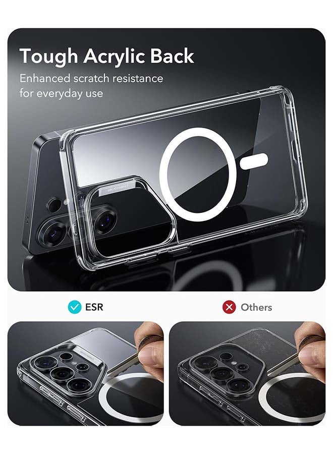 ESR S26 Ultra - HaloLock Classic Hybrid Magnetic Case – MagSafe Compatible Shockproof Drop Protection Cover - Clear - Image 5