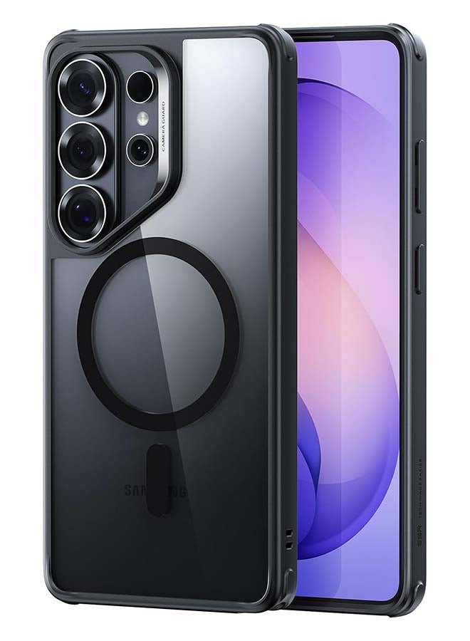 ESR S26 Ultra - HaloLock Classic Hybrid Magnetic Case – MagSafe Compatible Shockproof Drop Protection Cover - Clear Black - Image 1