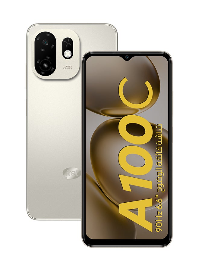 ITEL A100c  Titanium Gold 3+5GB RAM 64GB 4G - Middle East Version - Image 2