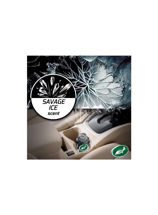 Turtle wax Odor-X Whole Car Blast Odor Eliminator Savage Ice 100ml – Instant Car Air Freshener, Eliminates Smoke, Food & Pet Odors, Long-Lasting Fresh Scent - Image 2