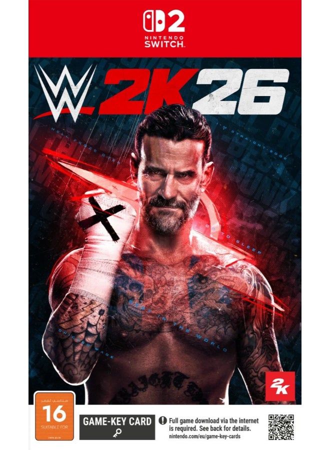 2كي WWE 2K26 سويتش 2 (بطاقة مفتاح اللعبة) - Image 1