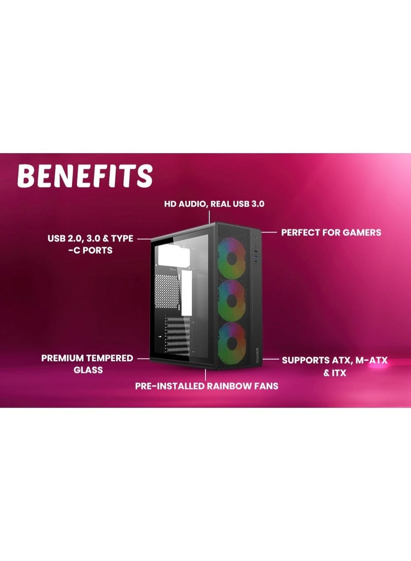 Acer U510 Mid Tower Gaming Case - Image 4