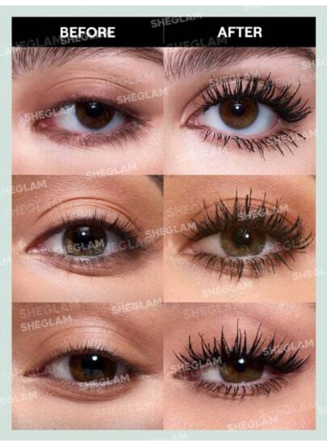 شيجلام All-In-One Volume & Length Mascara-Washable black - Image 2