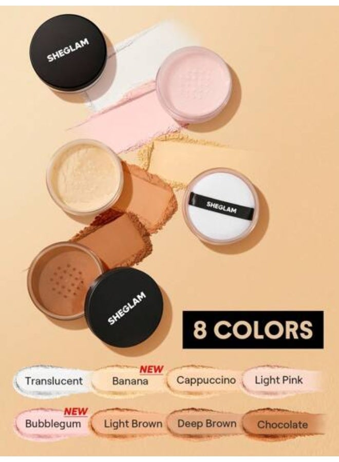 SHEGLAM Baked Glow Setting Powder- Banana - Image 4