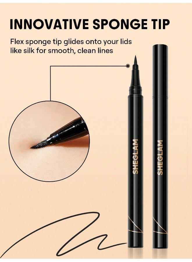 شيجلام Eye Affinity Waterproof Eyeliner black - Image 4