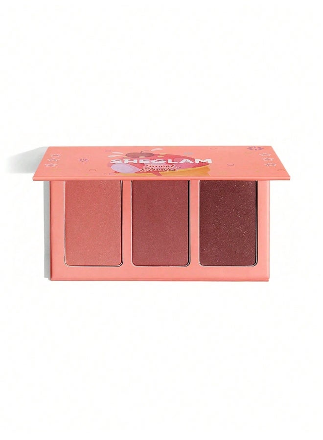 شيجلام Sweet Cheeks Blush Trio- SunSet Cruise - Image 1