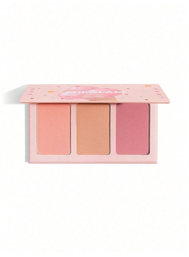 شيجلام Sweet Cheeks Blush Trio- Enamored - Image 1