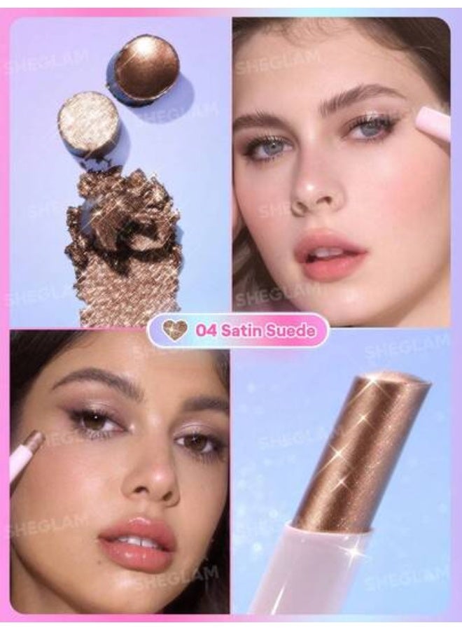 شيجلام Crystal Jelly Glaze Stick- Satin Suede - Image 4