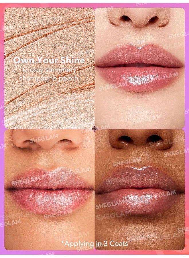 شيجلام Mirror Kiss High-Shine Lipstick- Own Your Shine - Image 2