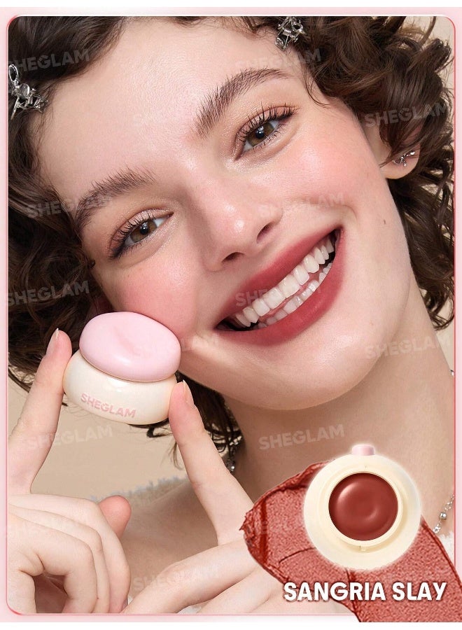 شيجلام Bounce Putty Pocket Lip Pot- Sangria Slay - Image 5