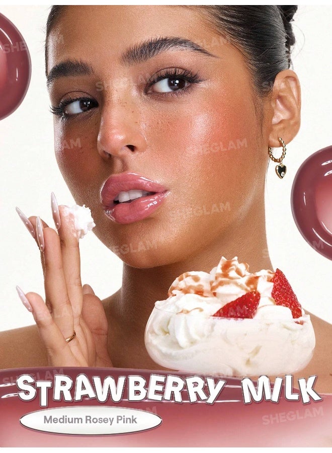 شيجلام Glass Lock Air Gloss- Strawberry Milk - Image 3