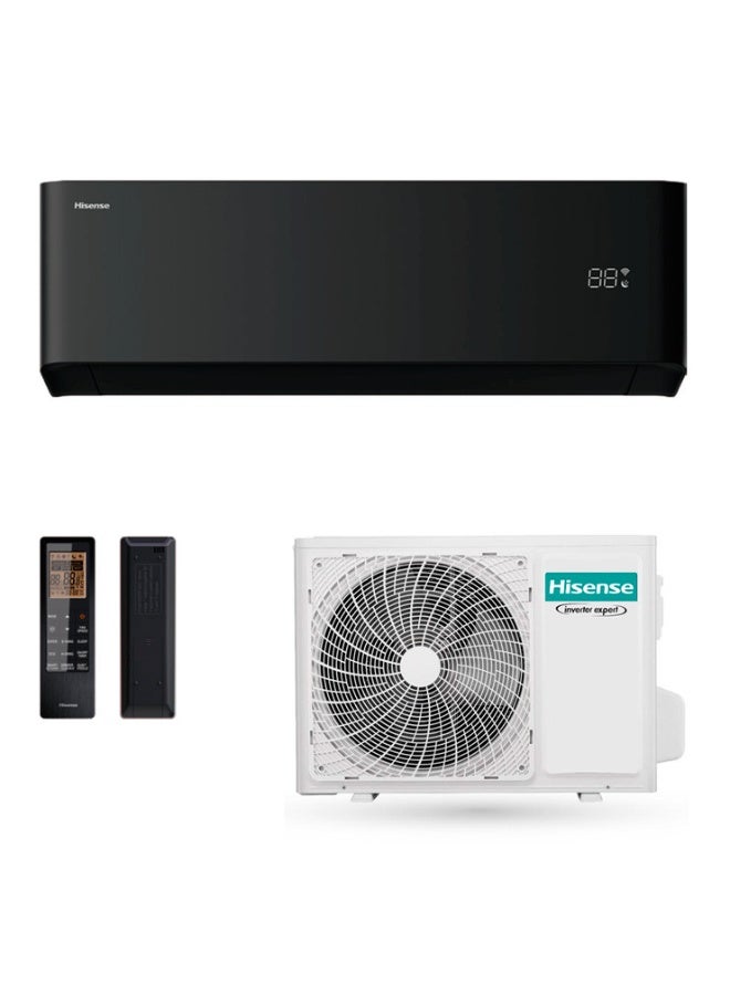 هايسنس مكيف هواء بارد 18000 وحدة BTU، تقنية العاكس، واي فاي، تنظيف ذاتي تلقائي، أسود مميز - Image 2