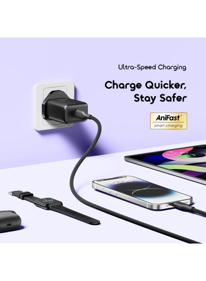 ORAIMO 45w Charger with C to C Cable - PowerGan 451 Black - Image 3