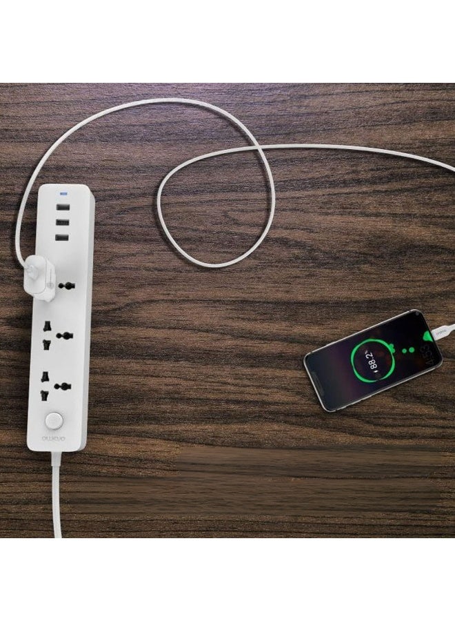 ORAIMO USB to Lightning 2A 1m Cable in Bag - RobustLine White - Image 3