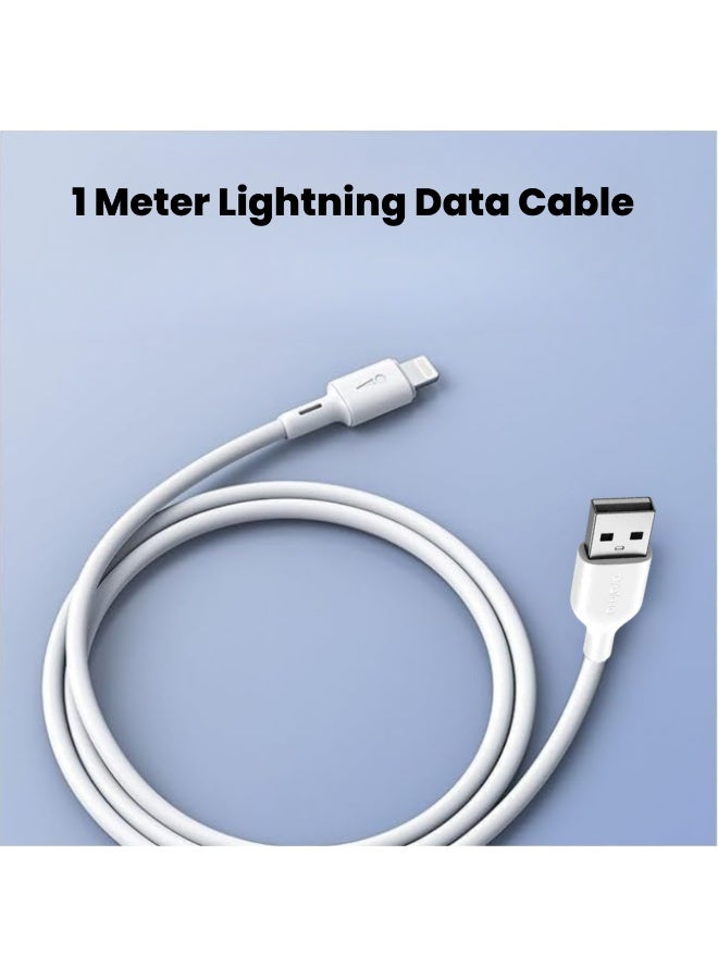 ORAIMO USB to Lightning 2A 1m Cable in Bag - RobustLine White - Image 2