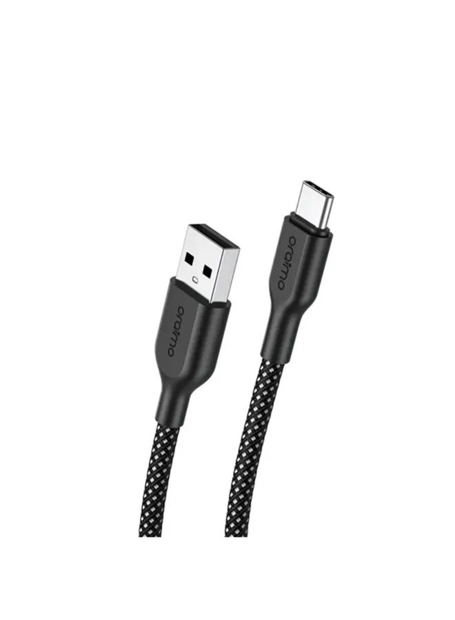 ORAIMO USB to Type C 3A 60w Cable - Braid Black