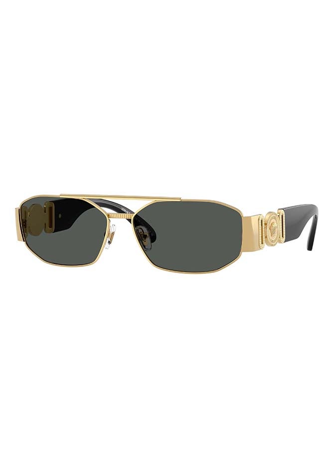 VERSACE Men's VE2287 100287 Full Rim Irregular Sunglasses - Lens Size: 58 mm - Image 2