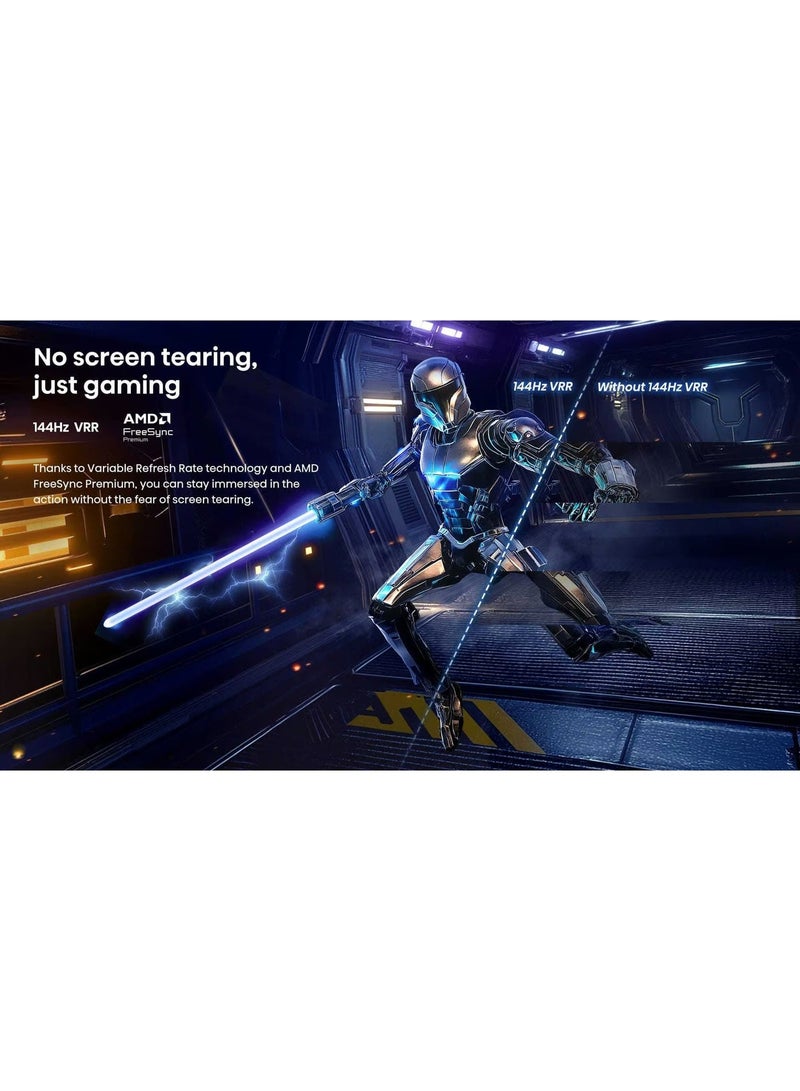 هايسنس تلفاز ذكي QLED 4K من هايسنس بحجم 55 بوصة، 144 هرتز VRR، صورة بالذكاء الاصطناعي، دولبي أتموس، تحكم صوتي - Image 4