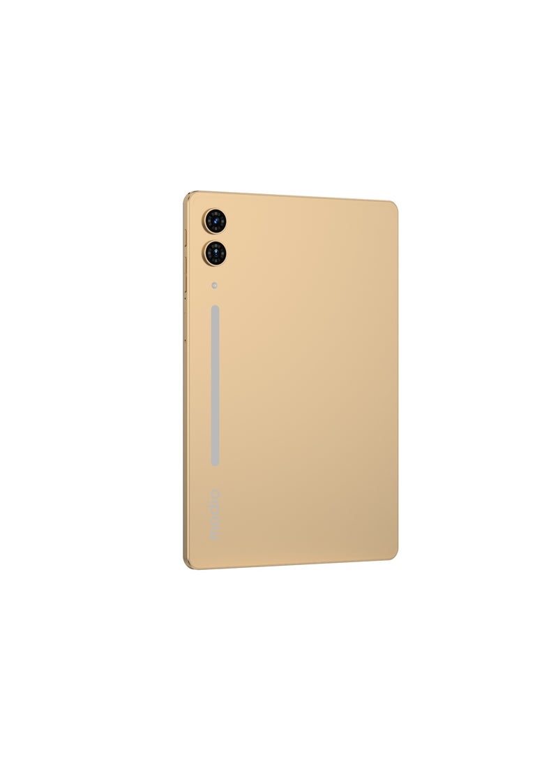 modio M45 10.1-Inch Display Android Tablet with 12GB RAM + 512GB ROM 10000 mAh Battery Keyboard and Mouse - Gold - Image 3