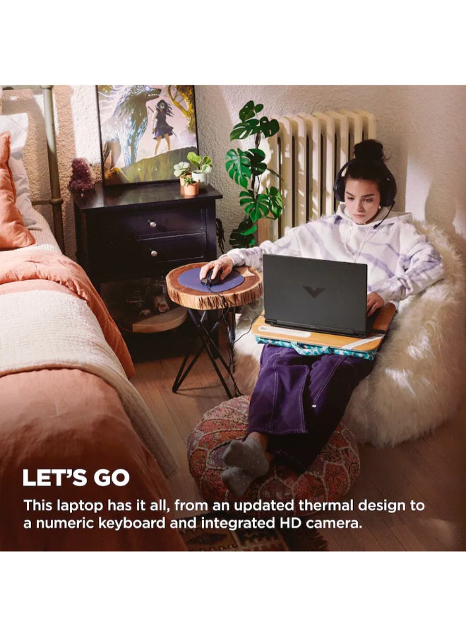 HP Victus 15.6 Inch Full HD Gaming Laptop, AMD Ryzen 7 7445HS, 16GB RAM, 512 GB SSD, 6 GB NVIDIA GeForce RTX 4050 Graphics, Windows 11 Home English Mica Silver - Image 5