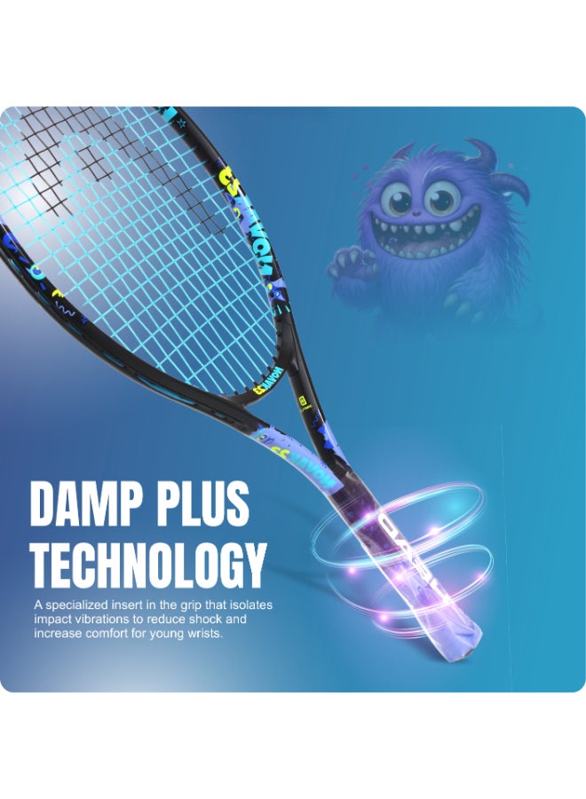 هيد Novak 23 Junior Tennis Racquet for Kids – Lightweight Youth Tennis Racket Inspired by Novak Djokovic, Pre-Strung Frame with Easy Power and Control for Beginner Players Ages 6–8 - Image 2