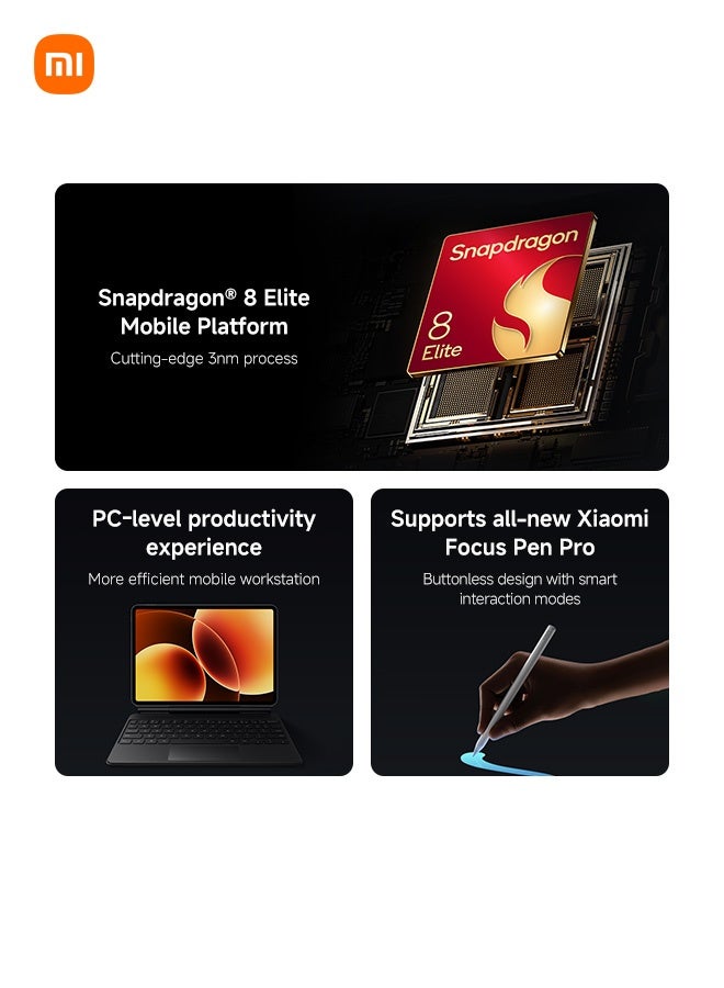 شاومي باد 8 برو أخضر 12 جيجابايت رام 512 جيجابايت واي فاي + قلم ولوحة مفاتيح - مع محول 3 دبابيس - النسخة العالمية - Image 5