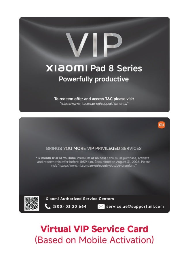 شاومي باد 8 برو رمادي 12 جيجابايت رام 512 جيجابايت واي فاي + قلم ولوحة مفاتيح - مع محول 3 دبابيس - النسخة العالمية - Image 2