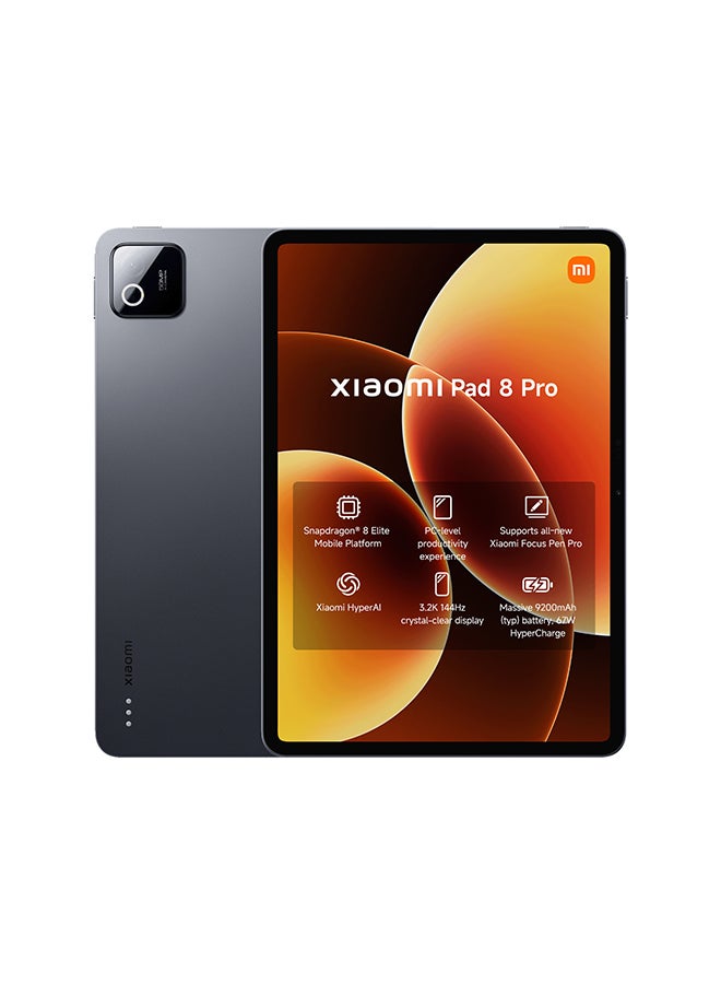 Pad 8 Pro Gray 12GB RAM 512GB WiFi  with  Free adaptor + Keyboard - Global Version