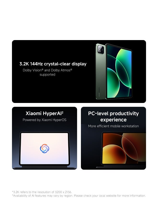 شاومي باد 8 رمادي 8 جيجابايت رام 256 جيجابايت واي فاي + قلم ولوحة مفاتيح - مع محول 3 دبابيس - النسخة العالمية - Image 4