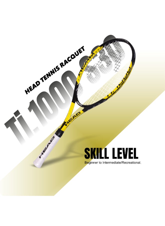 HEAD Graphite Ti.1000 Tennis Racquet – Lightweight Graphite Titanium Tennis Racket with Oversize Head, High Power and Control, Pre-Strung Frame for Beginner to Intermediate Players - Image 3
