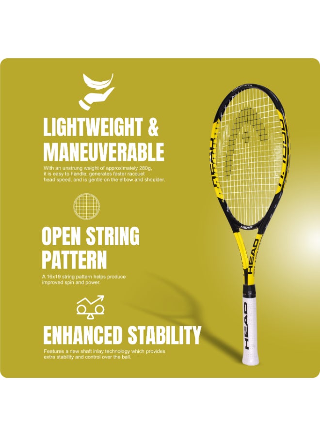 HEAD Graphite Ti.1000 Tennis Racquet – Lightweight Graphite Titanium Tennis Racket with Oversize Head, High Power and Control, Pre-Strung Frame for Beginner to Intermediate Players - Image 2