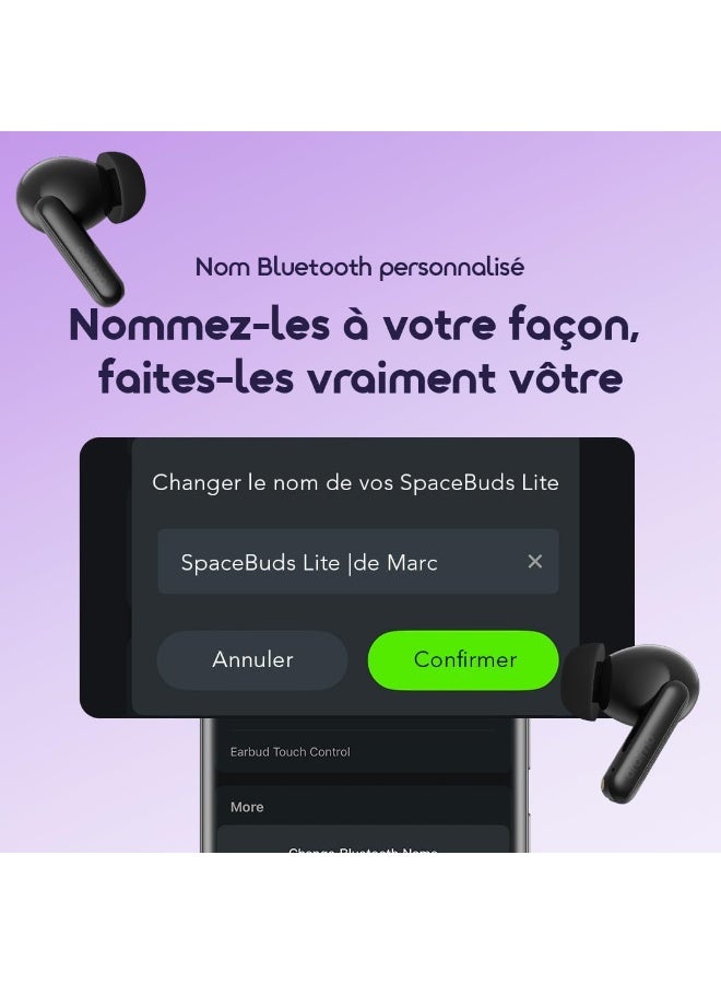 أورايمو OTW-324 SpaceBuds Lite True Wireless Earbuds with Sound360 Spatial Audio and 40-Hour Playtime Light Gold - Image 2