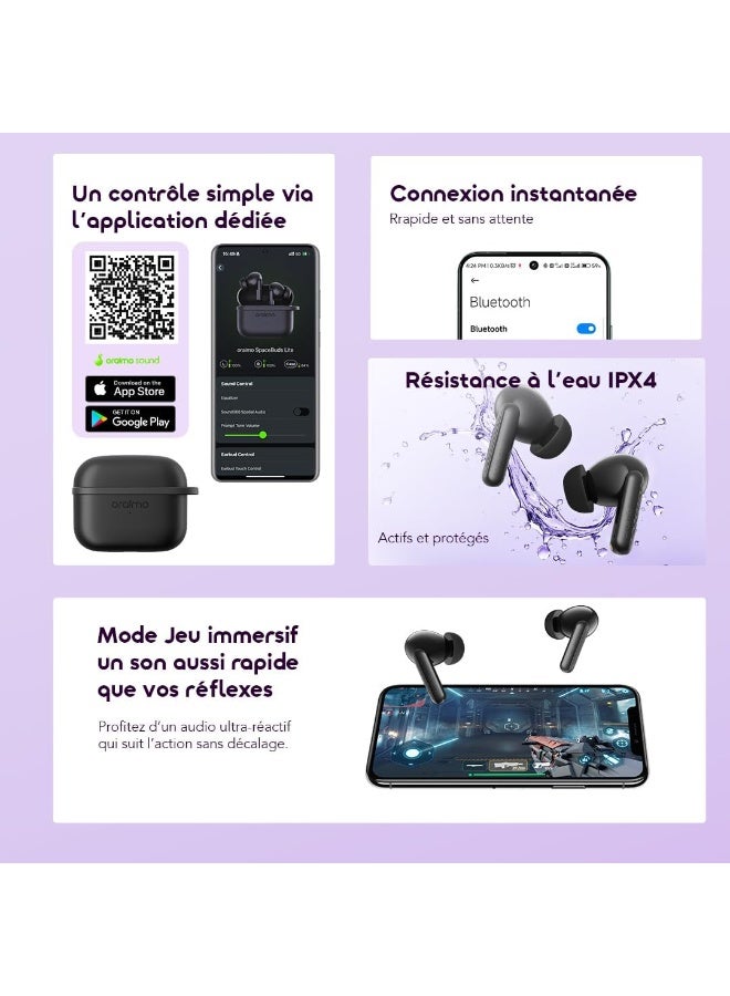 أورايمو OTW-324 SpaceBuds Lite True Wireless Earbuds with Sound360 Spatial Audio and 40-Hour Playtime Light Gold - Image 3