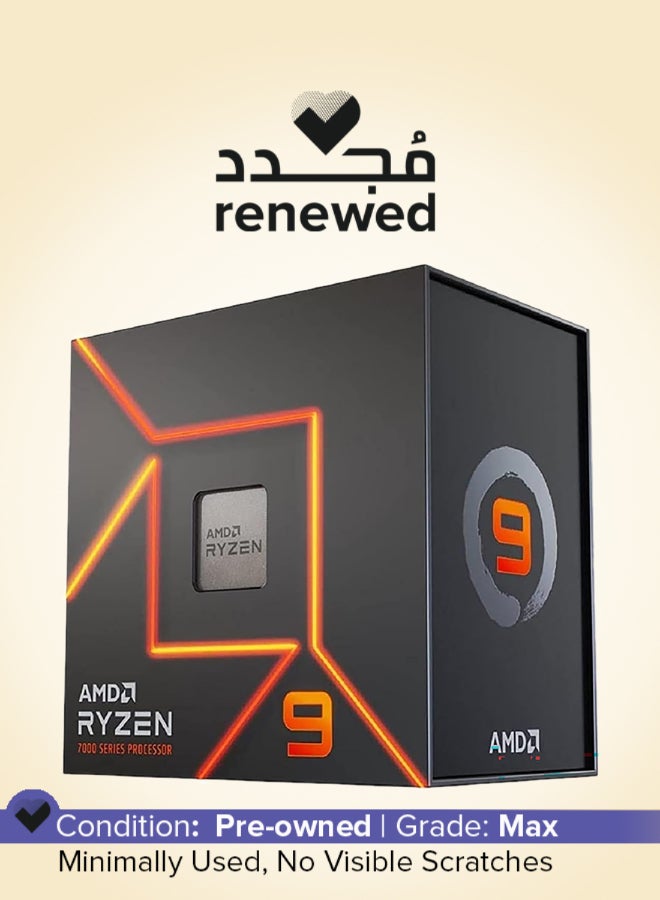 AMD Renewed - Ryzen 9 7900X 12-Core, 24-Thread Unlocked Desktop Processor black - Image 1
