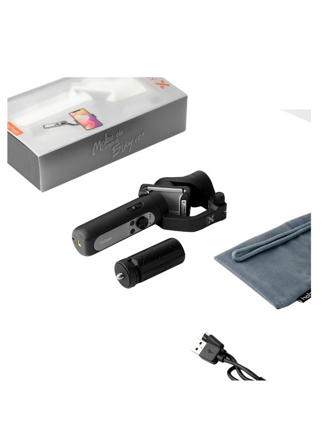 hohem Renewed - iSteady X 3-Axis Lightweight Foldable Gimbal Stabilizer black - Image 5