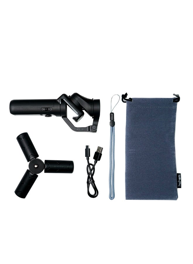 hohem Renewed - iSteady X 3-Axis Lightweight Foldable Gimbal Stabilizer black - Image 3