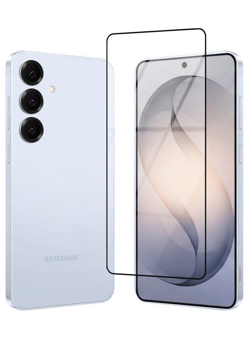 MARGOUN For Samsung Galaxy S26 Tempered Glass Screen Protector - Ultra Clear & Scratch Resistant - Bubble-Free Easy Installation- 3D Clear - Image 3