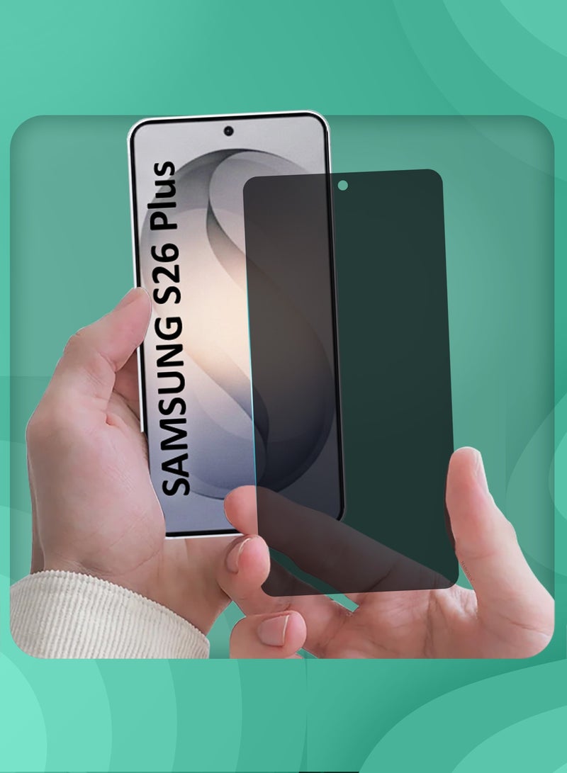For Samsung Galaxy S26 Plus Tempered Glass Screen Protector - Ultra Clear & Scratch Resistant - Bubble-Free Easy Installation - Privacy - view 4