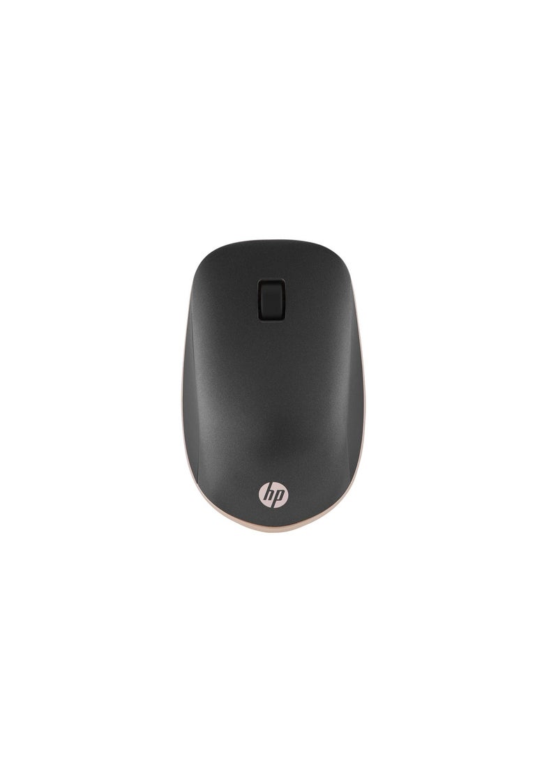 HP410 PC Mouse with Bluetooth Connection, compatible with Chrome, up to 2000 DPI, 3 Buttons, Scroll Wheel, Up to 12 Month Battery - Black - Image 1
