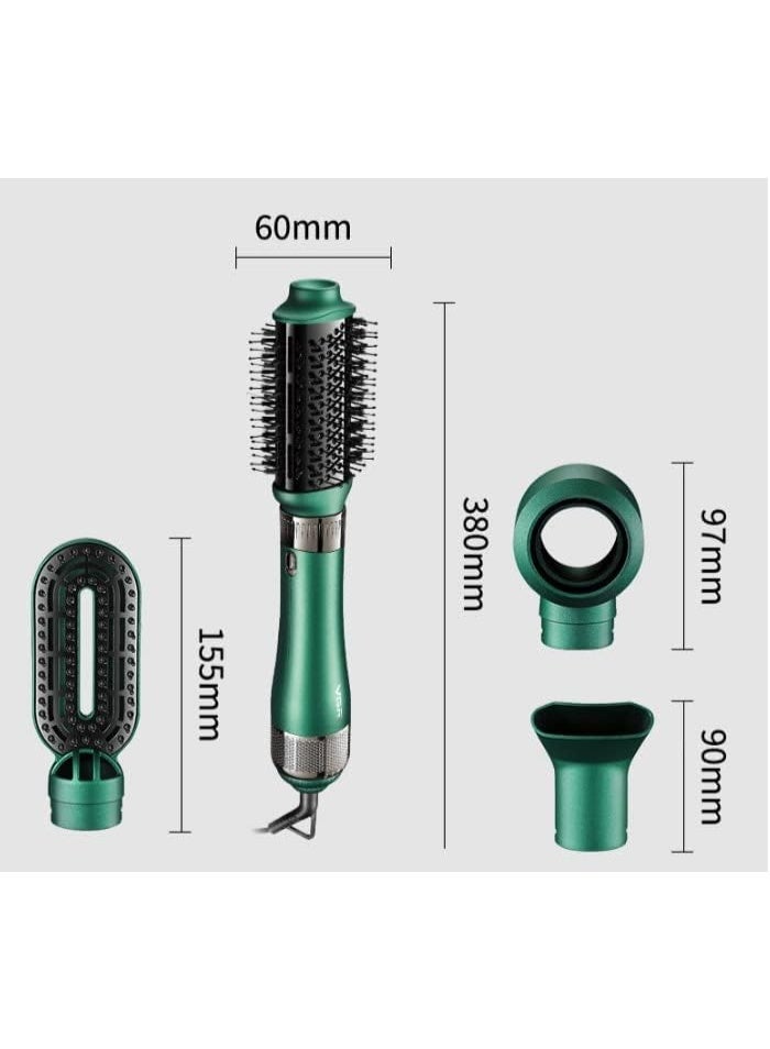 Vgr V-493 Professional 4In1 Hot Air Styler With Ceramic Coating & Overheating Protection Technology (High Power Of 1000 Watts, Green) - Image 3