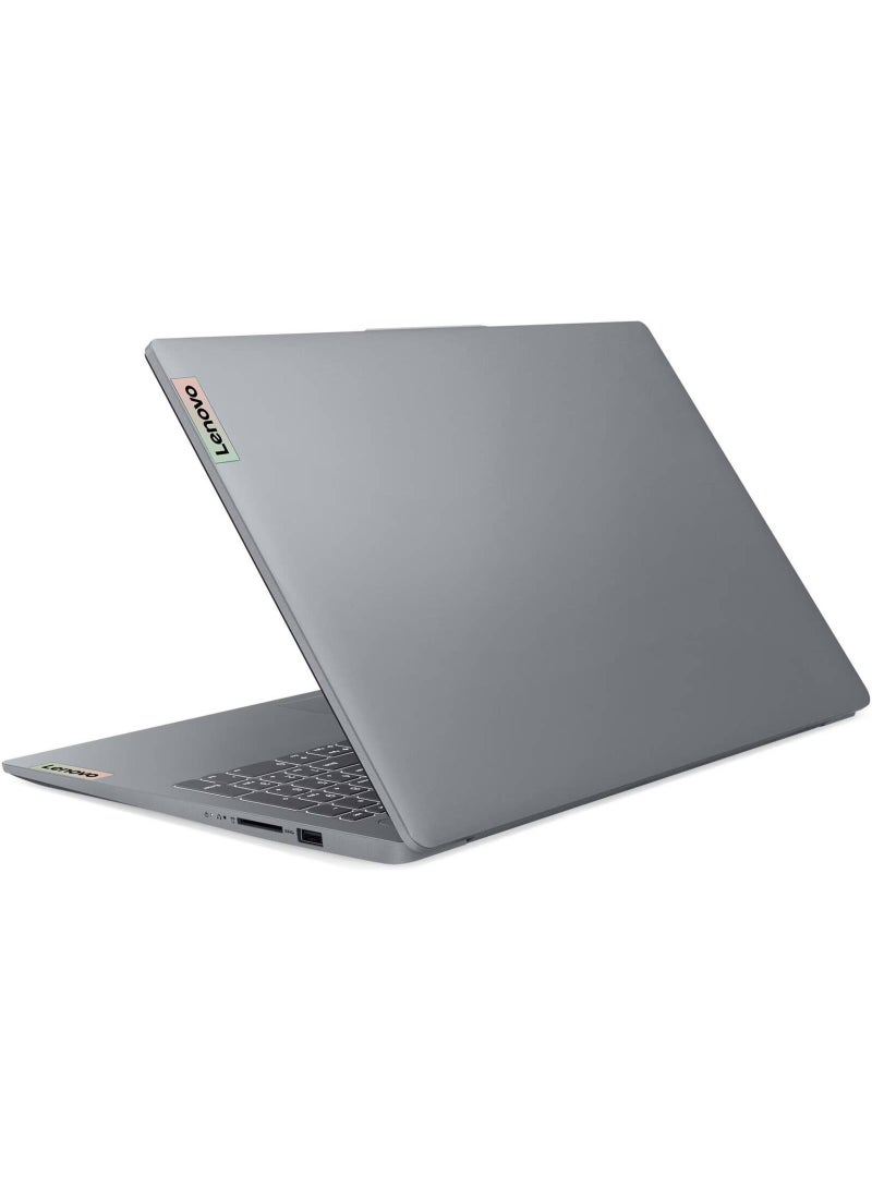 Lenovo IdeaPad Slim 3 15AMN8 Laptop, 15.6" FHD IPS Touch Display, AMD Ryzen 5 7520U, 8GB RAM, 512GB SSD, AMD Radeon 610M GPU, Backlit ENG (US) K/B, Win11 Home, Arctic Grey English Arctic Grey - Image 4