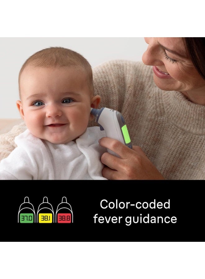 Braun ThermoScan 7, Ear Thermometer, Age Precision with Colour Coding - IRT 6520 White - Image 3