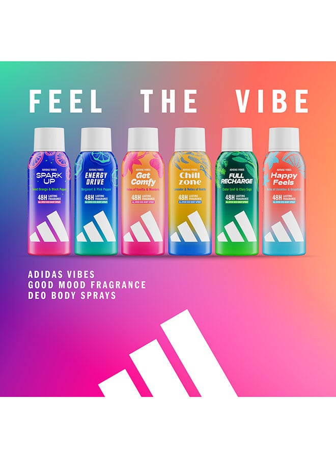 اديداس Vibes Chill Zone All-Over Deo Body Spray 150ml - Image 5