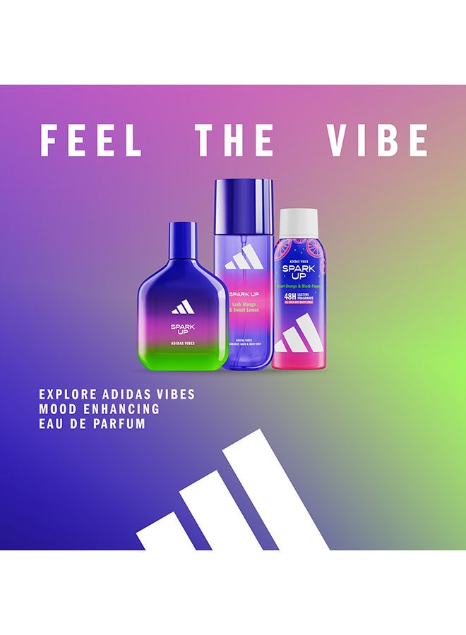 Adidas Vibes Spark Up All-Over Deo Body Spray 150ml - Image 4