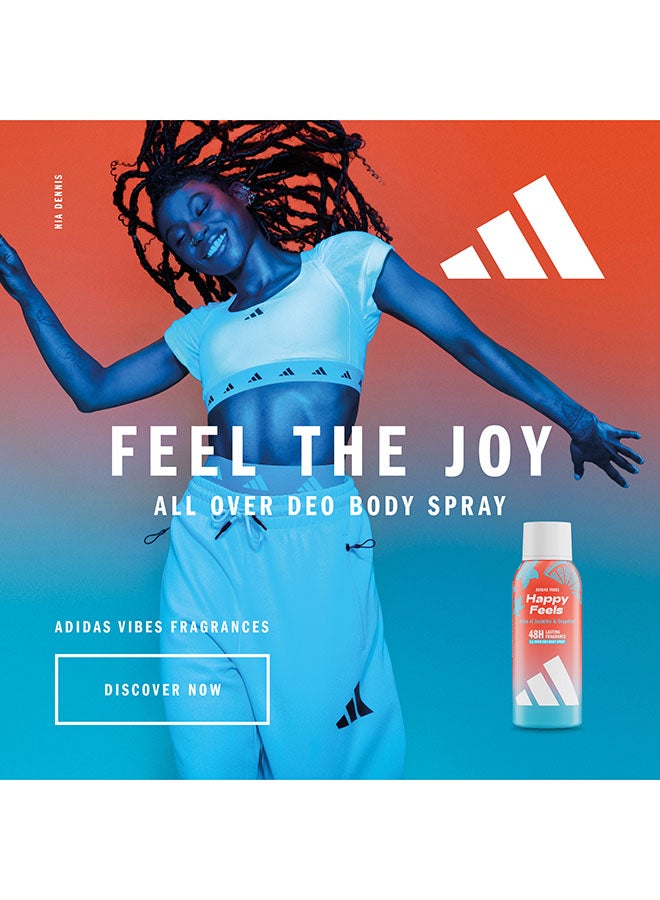 اديداس Vibes Happy Feels All-Over Deo Body Spray 150Ml 150ml - Image 4