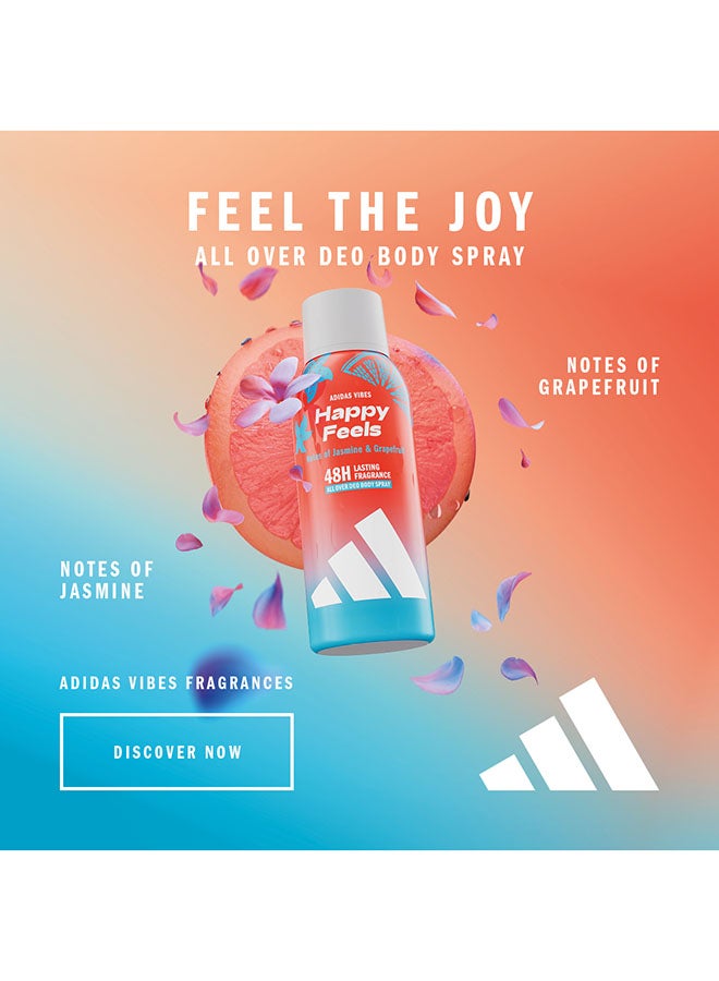 اديداس Vibes Happy Feels All-Over Deo Body Spray 150Ml 150ml - Image 3