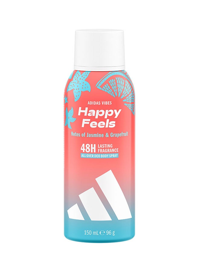 اديداس Vibes Happy Feels All-Over Deo Body Spray 150Ml 150ml - Image 1