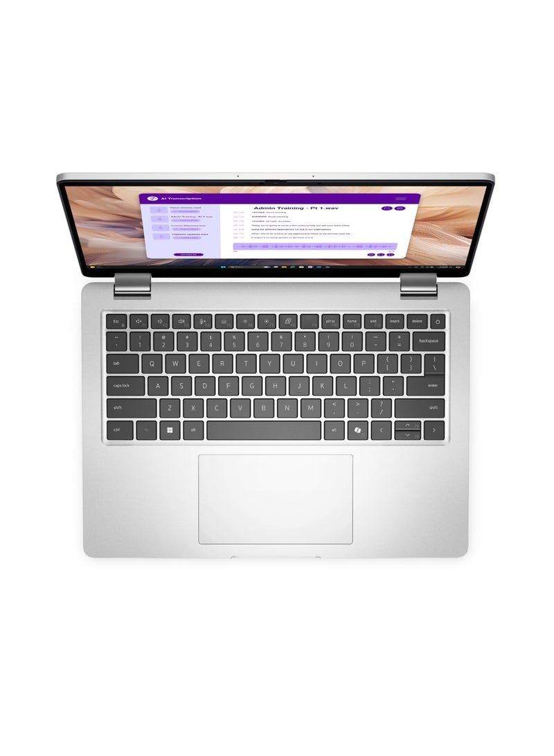 ديل Pro 14 Plus Business Laptop (Intel Core Ultra 5 235U, 16GB DDR5, 512GB SSD, 14” FHD+ Anti-Glare, Windows 11 Pro, Wi-Fi 6E English silver - Image 2