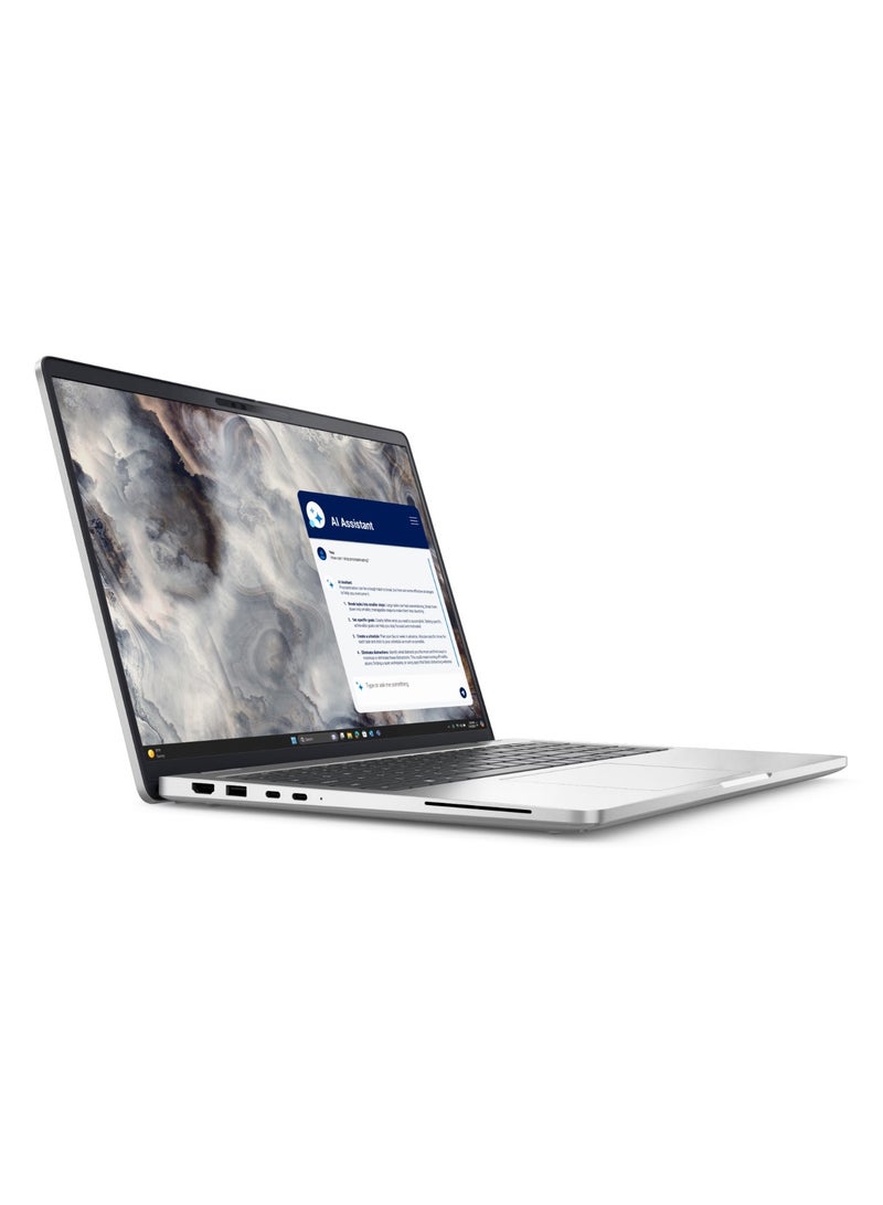 DELL Pro 16 Plus Laptop – Intel Core Ultra 7 265u vPro, 16GB DDR5, 512GB SSD, 16” FHD+ Display English Silver - Image 2